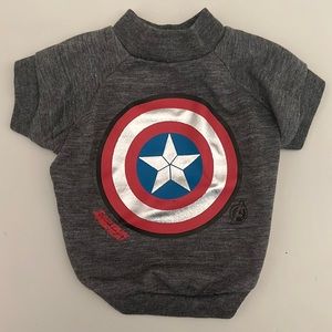 Captain America Dog Shirt